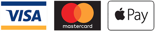 Visa Mastercard ApplePay Logos